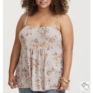 Walnut Floral Gauze Cami